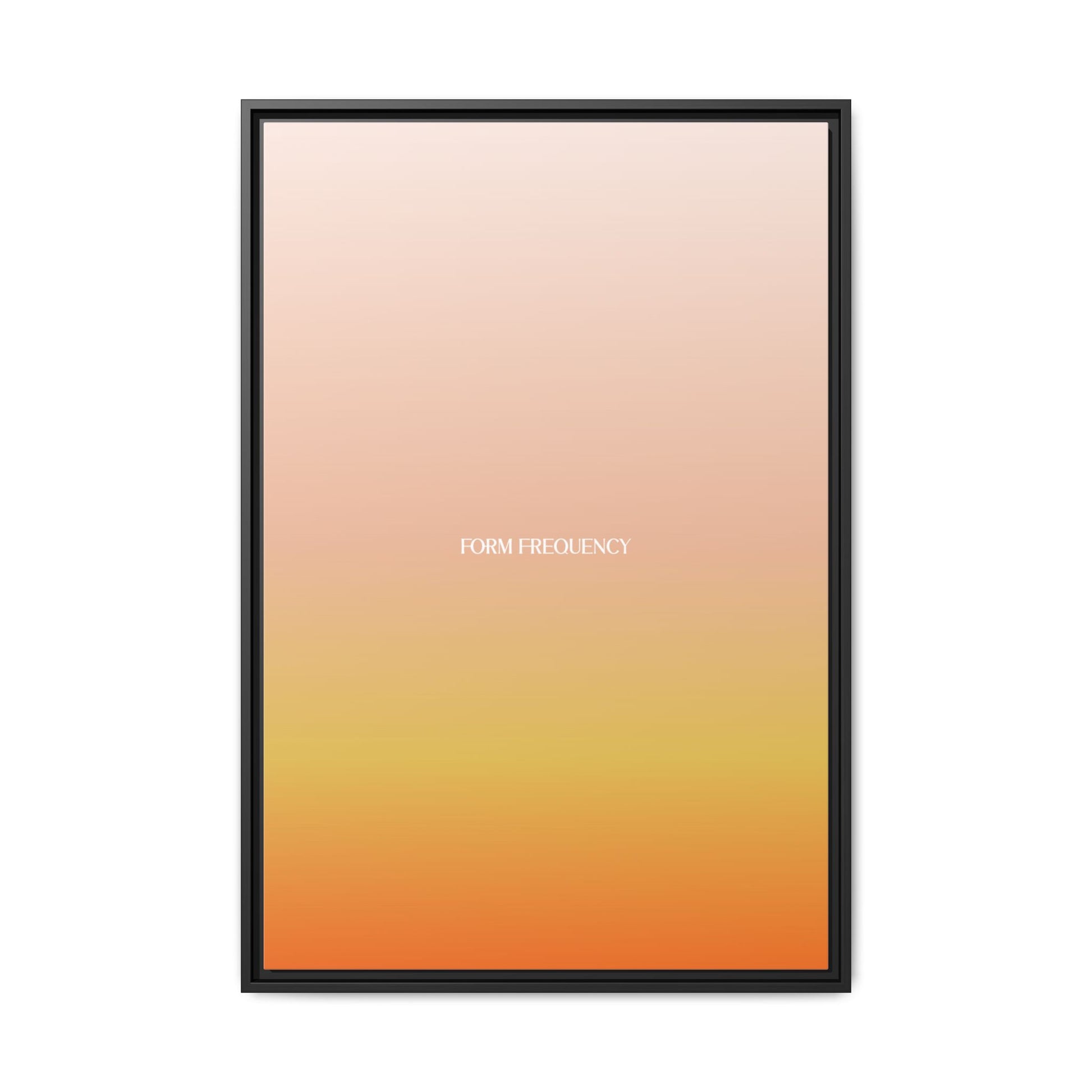 Solar Rise Framed Canvas Art