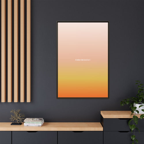 Solar Rise Framed Canvas Art