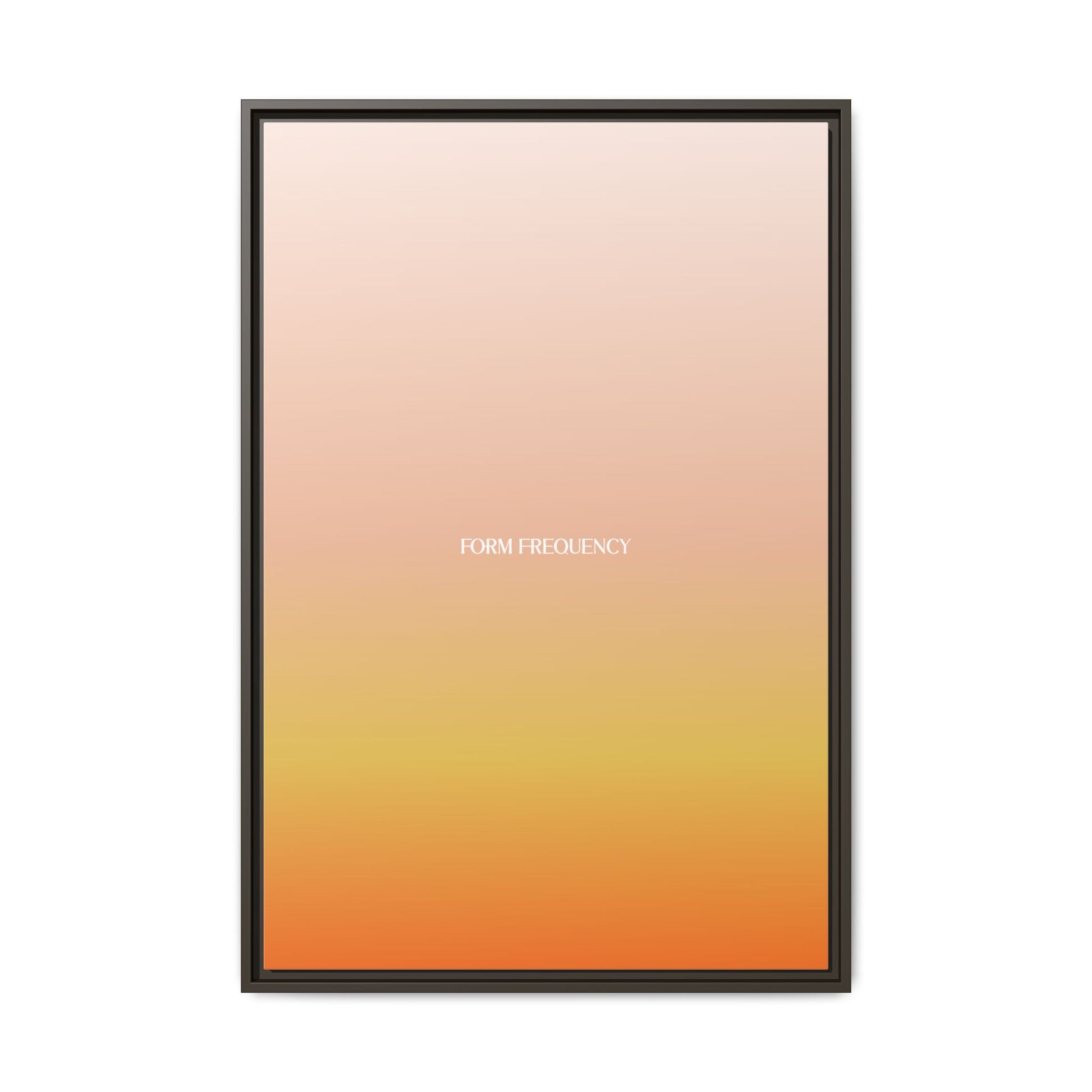 Solar Rise Framed Canvas Art